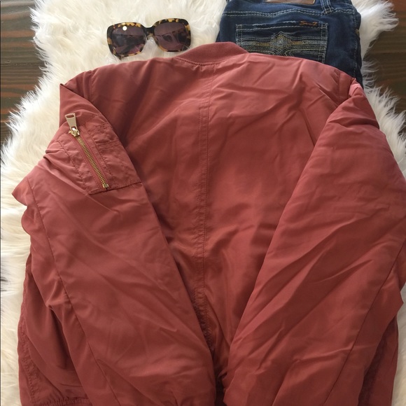 Silky Bomber Jacket - Picture 3 of 5